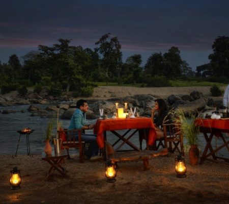 Bush dinner, Kanha Earth Lodge