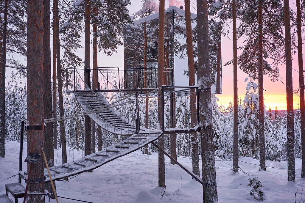 Treehotel en Icehotel